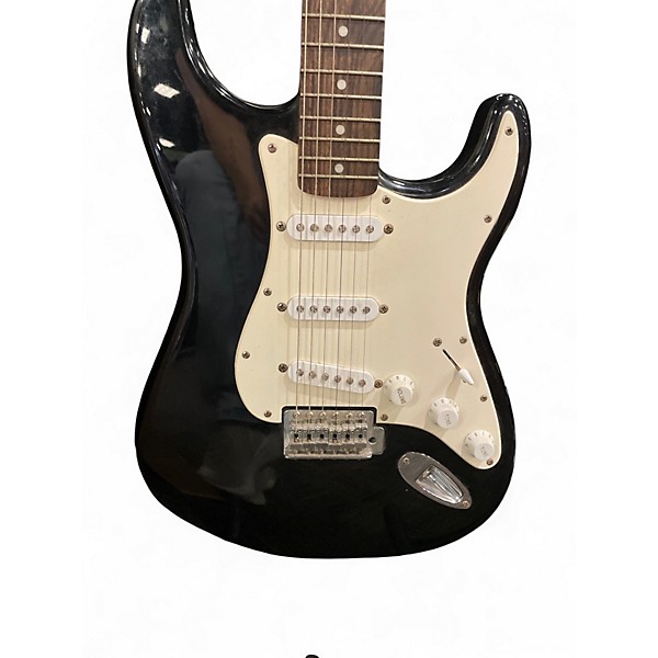 Used Squier Affinity Stratocaster Black Solid Body Electric Guitar