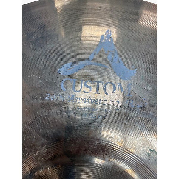 Used Zildjian 21in A Custom 20th Anniversary Ride Cymbal