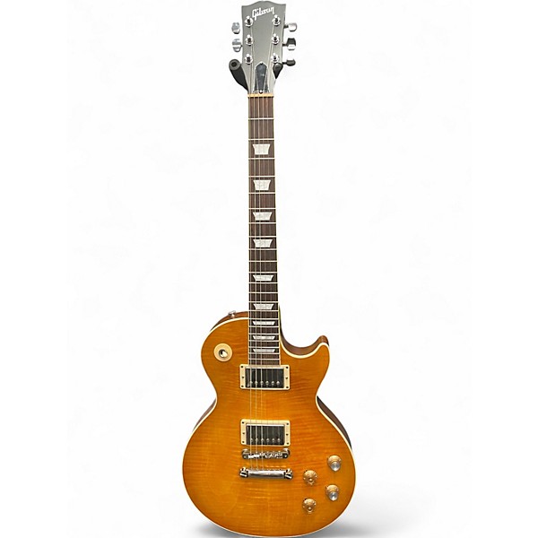 Used Gibson Kirk Hammett "Greeny" Les Paul Standard LEMON BURST Solid Body Electric Guitar