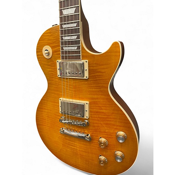 Used Gibson Kirk Hammett "Greeny" Les Paul Standard LEMON BURST Solid Body Electric Guitar