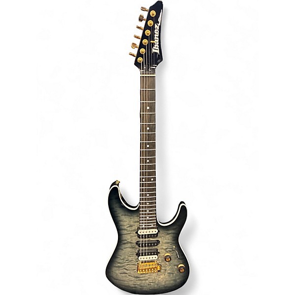 Used Ibanez AZ47P1QM Ice Blue Metallic Solid Body Electric Guitar