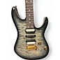 Used Ibanez AZ47P1QM Ice Blue Metallic Solid Body Electric Guitar