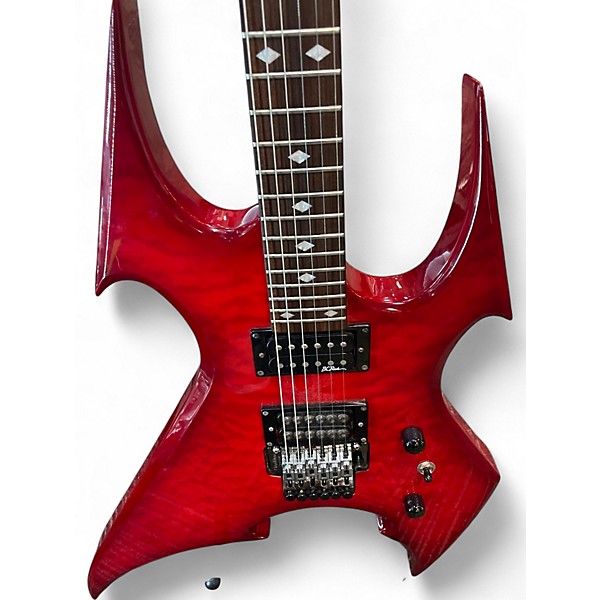 Used B.C. Rich BEAST NJ Hot Rod Red Solid Body Electric Guitar