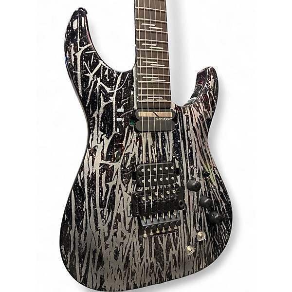Used Schecter Guitar Research C1 Custom FR SILVER MOUNTAIN Solid Body Electric Guitar