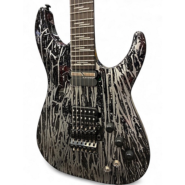 Used Schecter Guitar Research C1 Custom FR SILVER MOUNTAIN Solid Body Electric Guitar