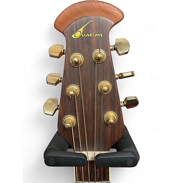 Used Ovation CS257 Celebrity Deluxe Ruby Redburst Acoustic Electric Guitar
