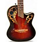 Used Ovation CS257 Celebrity Deluxe Ruby Redburst Acoustic Electric Guitar