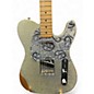 Used Fender Brad Paisley Road Worn Telecaster Silver Sparkle Solid Body Electric Guitar