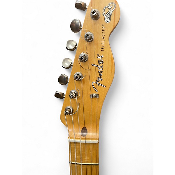 Used Fender Brad Paisley Road Worn Telecaster Silver Sparkle Solid Body Electric Guitar