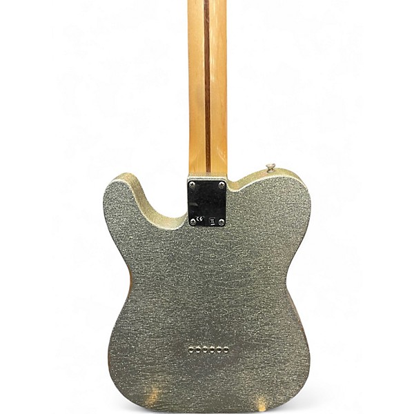 Used Fender Brad Paisley Road Worn Telecaster Silver Sparkle Solid Body Electric Guitar