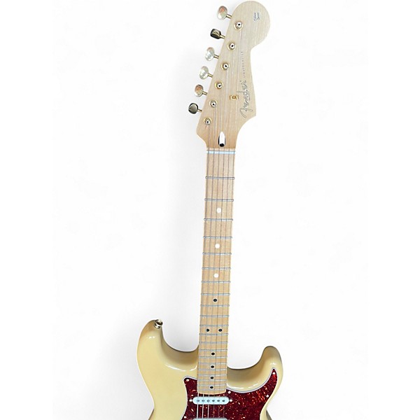 Used Fender Deluxe Players Stratocaster Honey Blonde Solid Body Electric Guitar