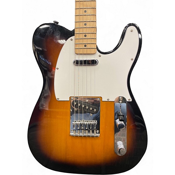 Used Squier Affinity Telecaster 2 Tone Sunburst Solid Body Electric Guitar