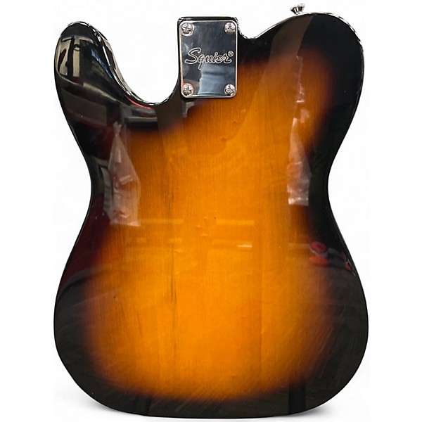 Used Squier Affinity Telecaster 2 Tone Sunburst Solid Body Electric Guitar