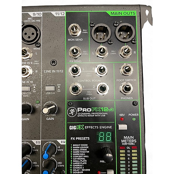Used 2020s Mackie PROFX12 Unpowered Mixer