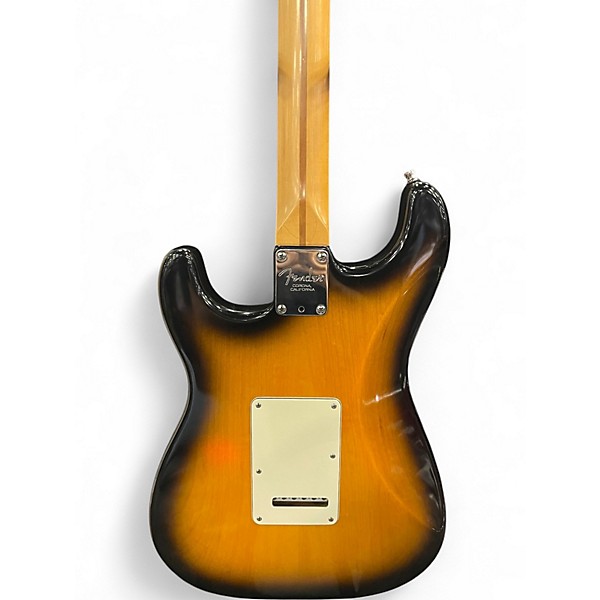 Used Fender American Standard Stratocaster 2 Tone Sunburst Solid Body Electric Guitar
