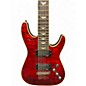 Used Schecter Guitar Research OMEN EXTREME 7 Red Solid Body Electric Guitar