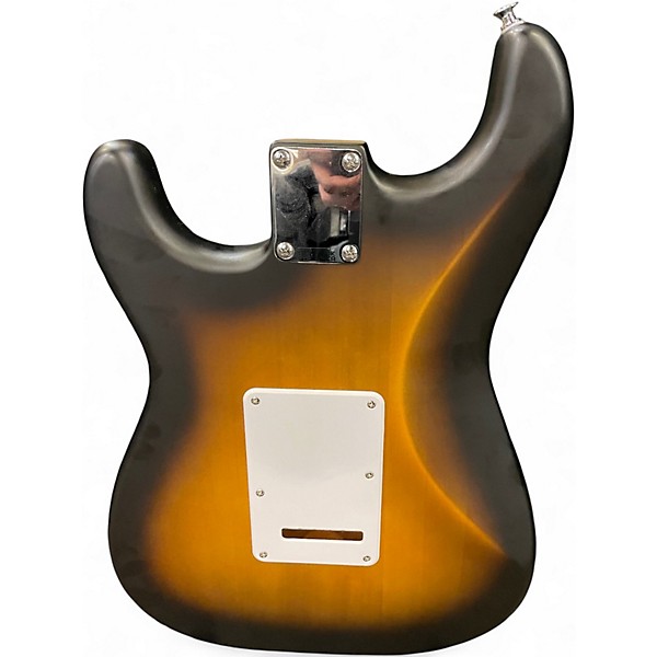 Used Squier Debut Collection Strat 2 Color Sunburst Solid Body Electric Guitar