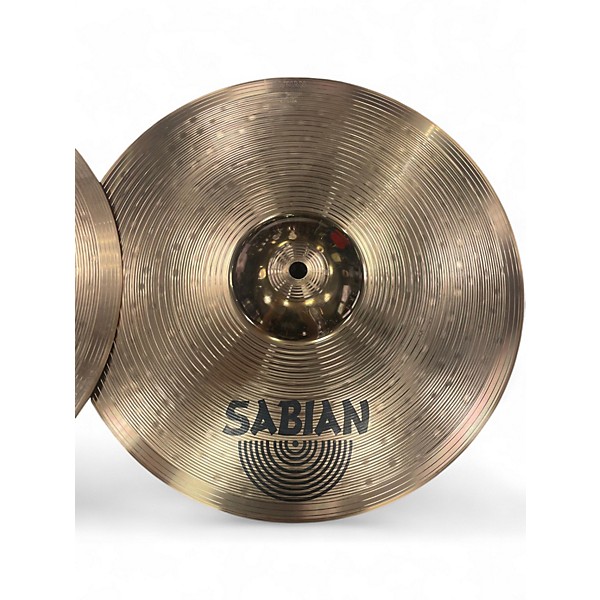 Used SABIAN 14in b8x hihat pair Cymbal