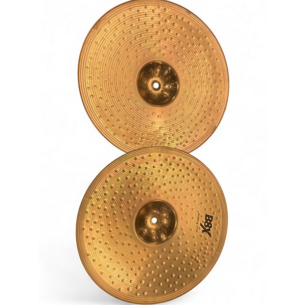Used SABIAN 14in b8x hihat pair Cymbal
