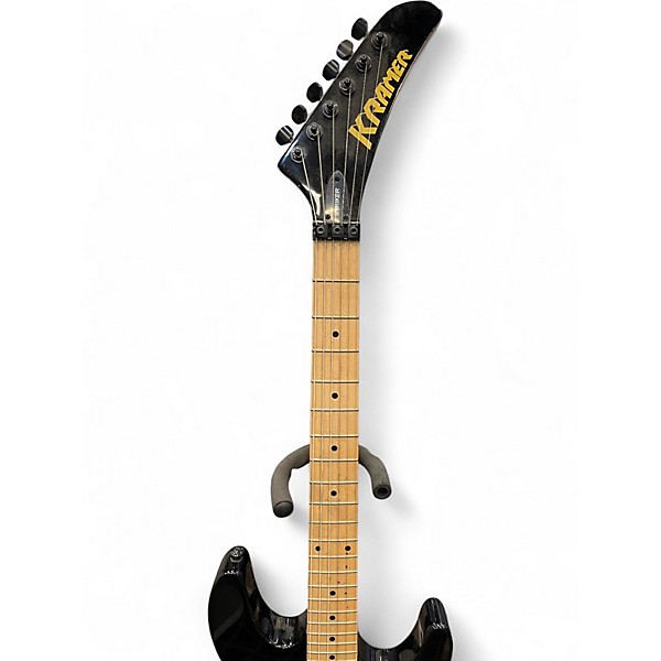 Used Kramer Striker HSS Black Solid Body Electric Guitar