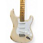 Used Fender LTD FAT 54 SRAT REL/CC Aged White Blonde Solid Body Electric Guitar