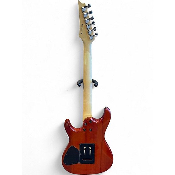 Used Ibanez SA160QM Sienna Sunburst Solid Body Electric Guitar