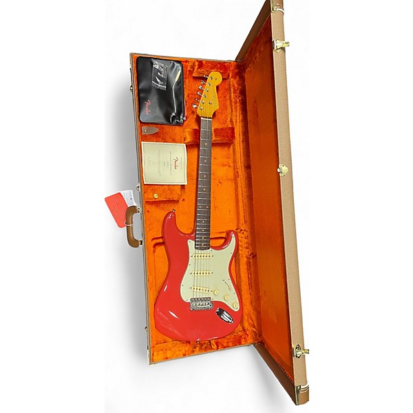 Used Fender American Vintage II 1961 Stratocaster Fiesta Red Solid Body Electric Guitar