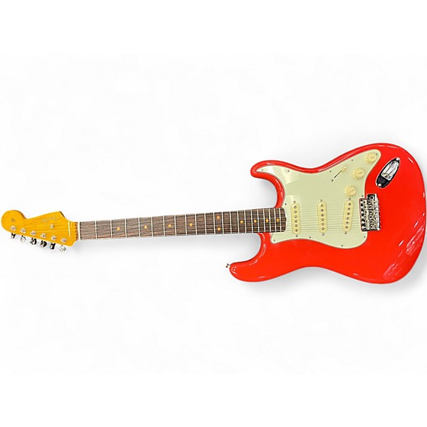 Used Fender American Vintage II 1961 Stratocaster Fiesta Red Solid Body Electric Guitar