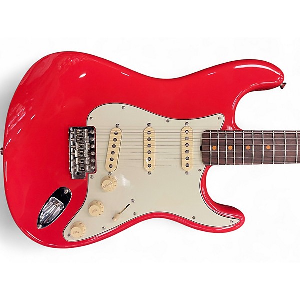Used Fender American Vintage II 1961 Stratocaster Fiesta Red Solid Body Electric Guitar