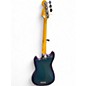 Used Fender vintera mustang Burgundy Electric Bass Guitar