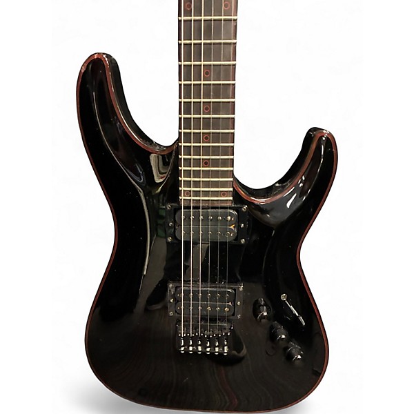 Used Schecter Guitar Research Blackjack C1 Black Solid Body Electric Guitar