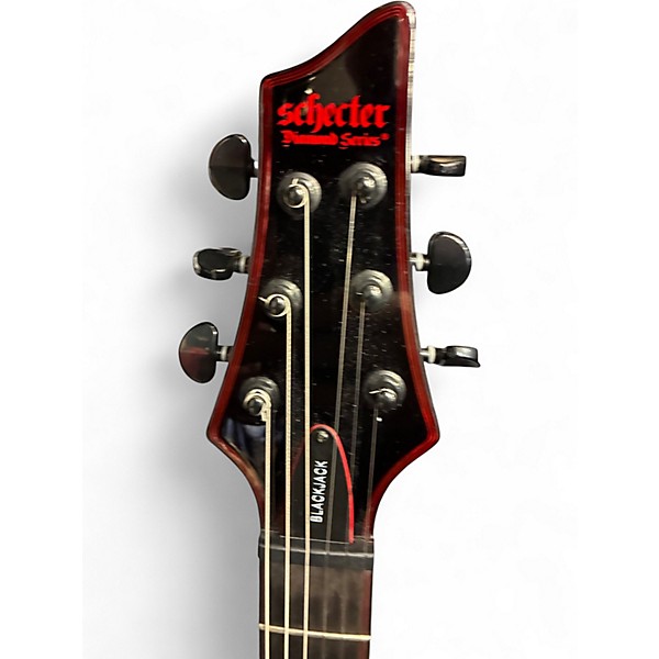 Used Schecter Guitar Research Blackjack C1 Black Solid Body Electric Guitar