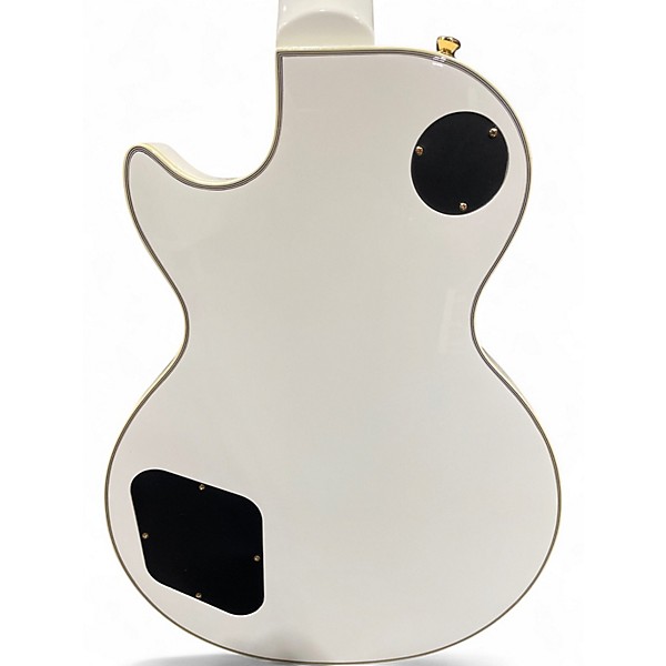 Used Epiphone Les Paul Custom Alpine White Solid Body Electric Guitar