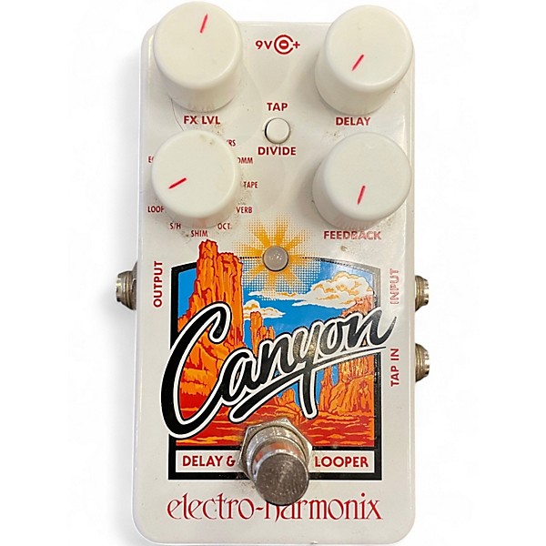 Used Electro-Harmonix Canyon Delay and Looper Effect Pedal