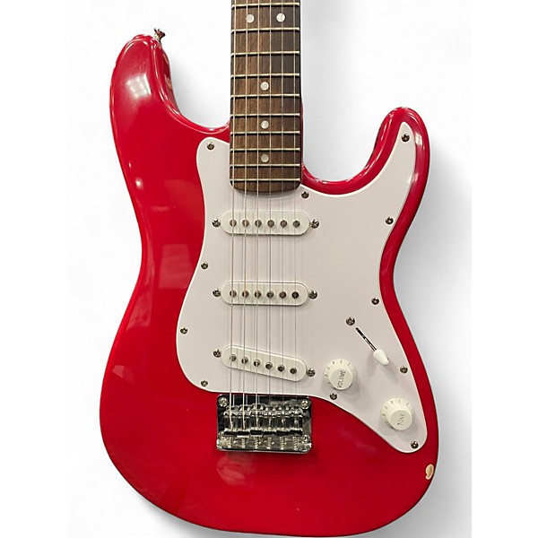 Used Squier Mini Affinity Stratocaster Red Electric Guitar