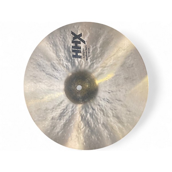 Used SABIAN 15in HHX Complex Medium Hats Cymbal