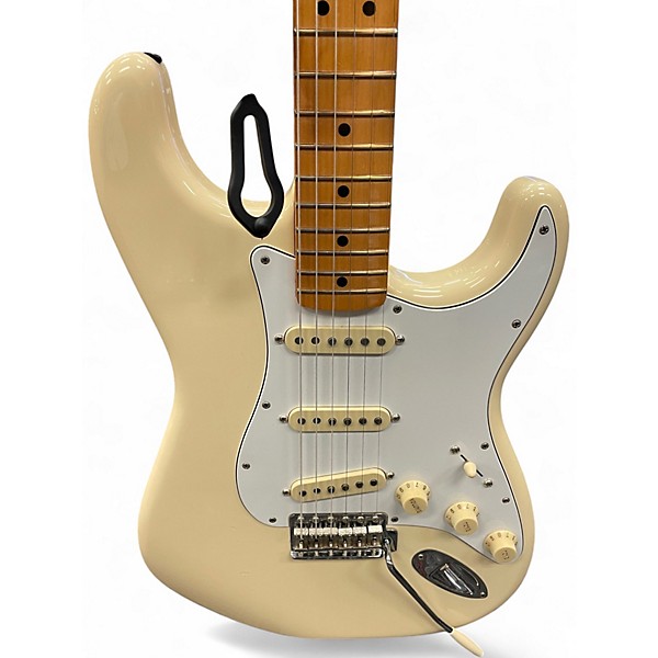 Used Fender Jimi Hendrix Stratocaster Olympic White Solid Body Electric Guitar