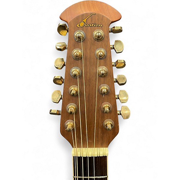 Used Ovation CS255 Sunburst 12 String Acoustic Electric Guitar