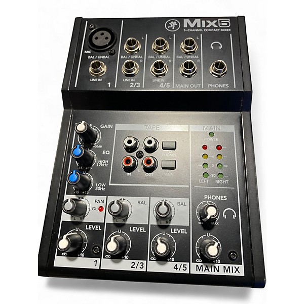 Used Mackie MIX 5  Unpowered Mixer