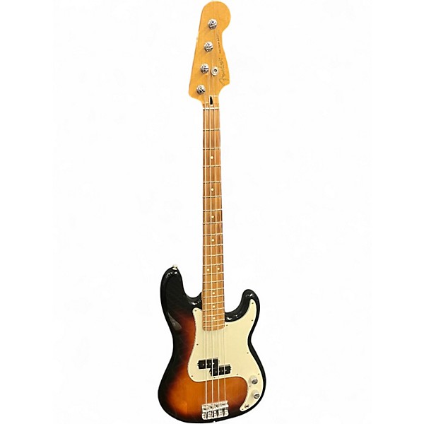 Used 2018 Fender Player Precision Bass 3 Color Sunburst Electric Bass Guitar