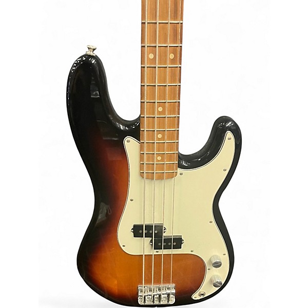 Used 2018 Fender Player Precision Bass 3 Color Sunburst Electric Bass Guitar
