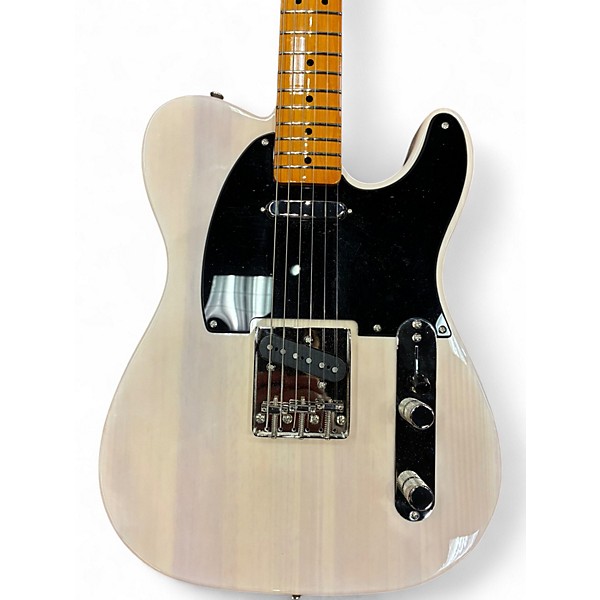 Used 2023 Squier Classic Vibe 1950S Telecaster White Blonde Solid Body Electric Guitar