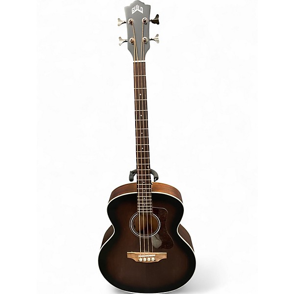 Used Guild B240E Heritage Cherry Sunburst Acoustic Bass Guitar