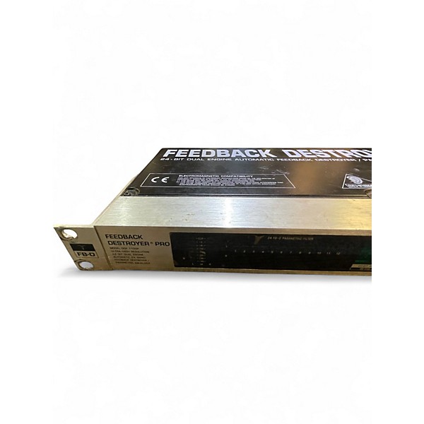 Used Behringer Feedback Destroyer Pro DSP1100P Feedback Suppressor