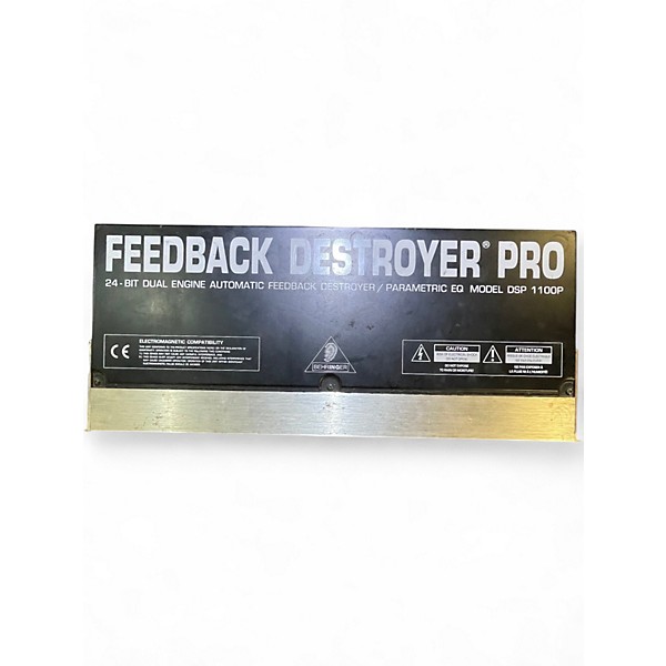 Used Behringer Feedback Destroyer Pro DSP1100P Feedback Suppressor