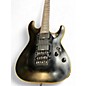Used Schecter Guitar Research Demon 6 Black and Gold Solid Body Electric Guitar