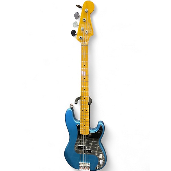 Used Fender Steve Harris Signature Precision Bass BLUE Electric Bass Guitar