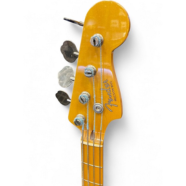 Used Fender Steve Harris Signature Precision Bass BLUE Electric Bass Guitar