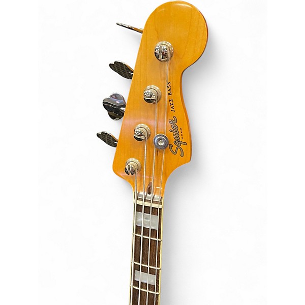 Used Squier 60S JAZZ BASS BLUE Electric Bass Guitar