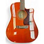 Used Guild dce3 Orange Acoustic Electric Guitar